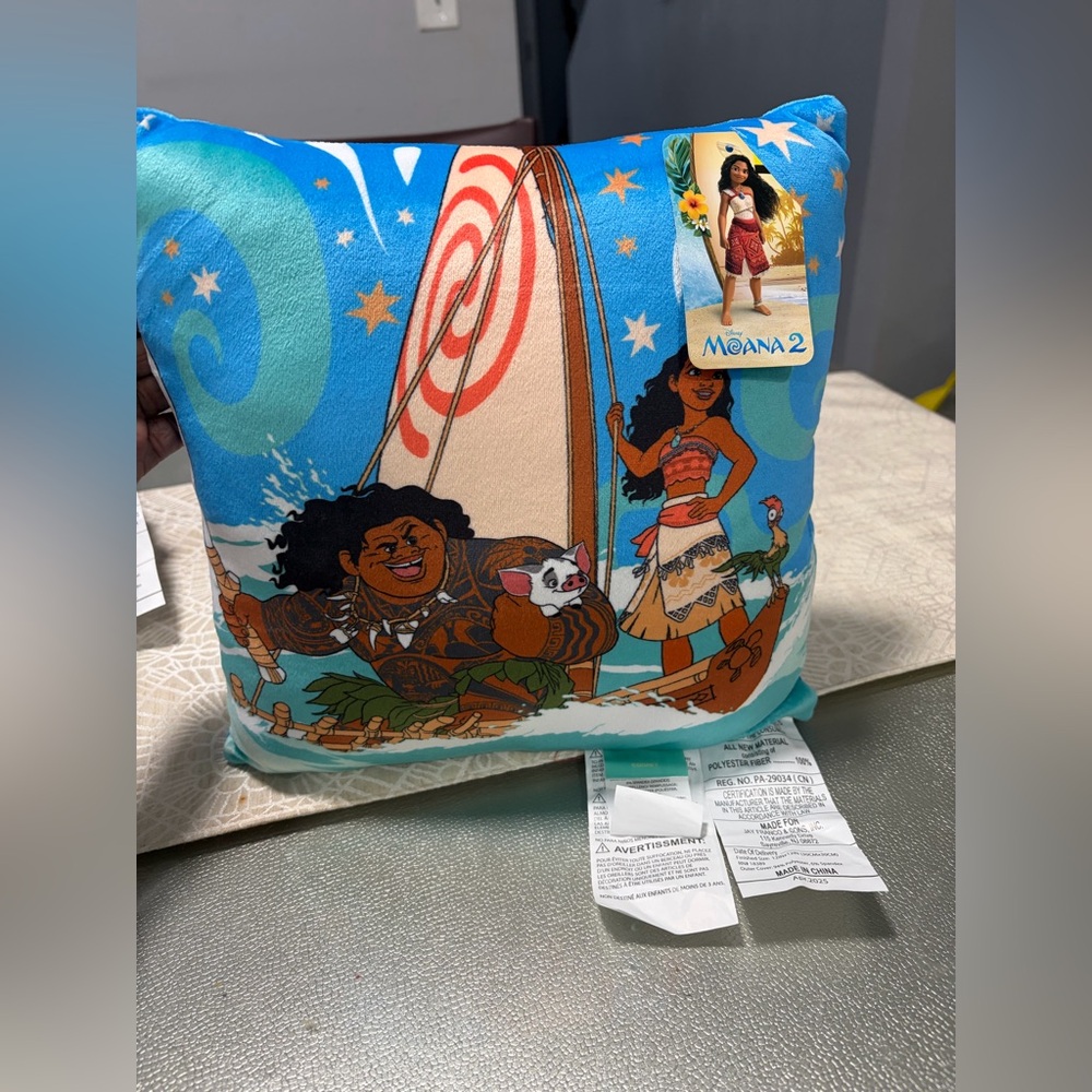 Moana 2 Decorative Pillow. Soft and comfy.